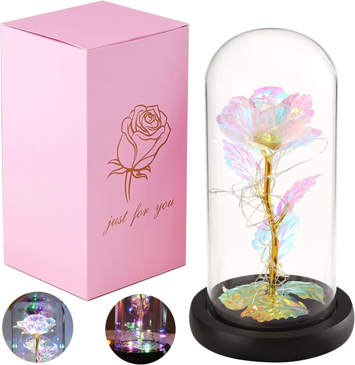 Beauty and the Beast Rose Ornament 